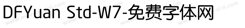 DFYuan Std-W7字体转换